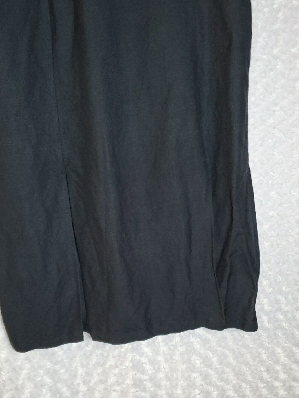Vintage Ashley Stewart Black Casual Shirt and skirt Linen Blend size 18 - Picture 11 of 13